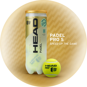 HEAD PADEL PRO S - Cajón de 24 botes - Extra Speed